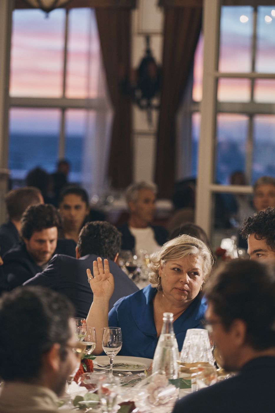 Suzel Pietri, la Déléguée Générale du Festival du Film de Cabourg, au diner caritatif du Jeudi soir.