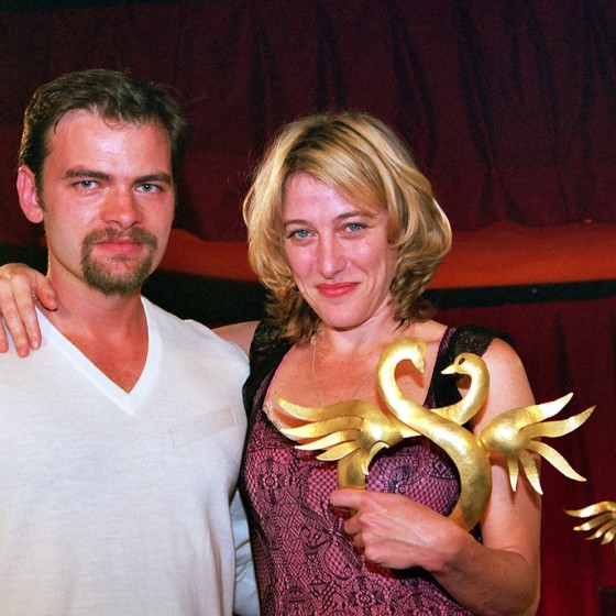 Clovis Cornillac et Valérie Bruni Tedeschi, Swann d'Or de la meilleure actrice pour Coquillages et crustacés de Olivier Ducastel et Jacques Martineau