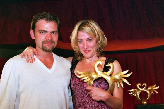 Clovis Cornillac et Valérie Bruni Tedeschi, Swann d'Or de la meilleure actrice pour Coquillages et crustacés de Olivier Ducastel et Jacques Martineau