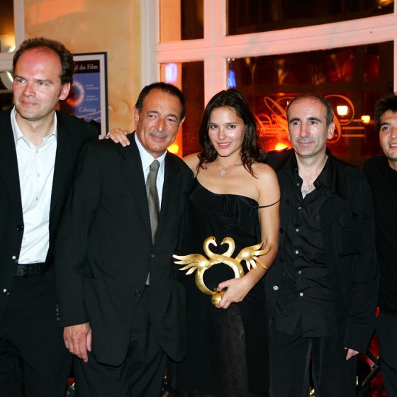 Le Jury du Grand Prix, Jean-Pierre Améris, Gilles Taurand, Philippe Harel et Thomas Langmann entourant leur Présidente Virginie Ledoyen
