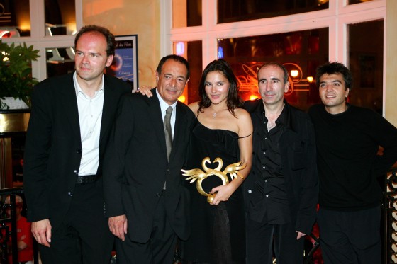 Le Jury du Grand Prix, Jean-Pierre Améris, Gilles Taurand, Philippe Harel et Thomas Langmann entourant leur Présidente Virginie Ledoyen