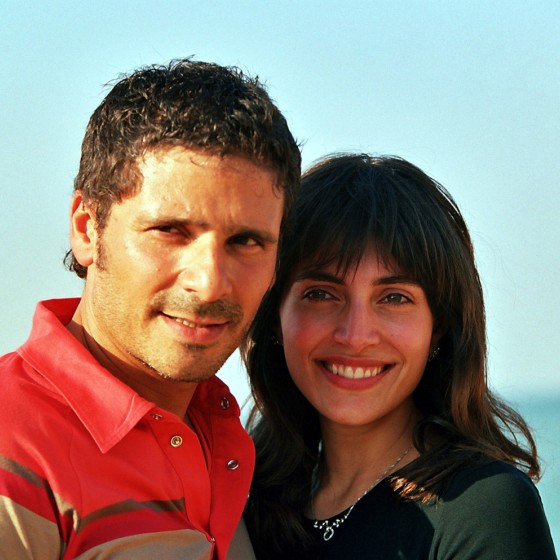 Pascal Elbé et Caterina Murino
