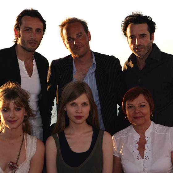 Les membres du Jury courts métrages, Xavier Beauvois, Bruno Todeschini, Michaël Cohen, Mélanie Laurent et Clémence Poésy, accompagnés de Sylvie Feit.