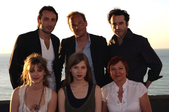 Les membres du Jury courts métrages, Xavier Beauvois, Bruno Todeschini, Michaël Cohen, Mélanie Laurent et Clémence Poésy, accompagnés de Sylvie Feit.