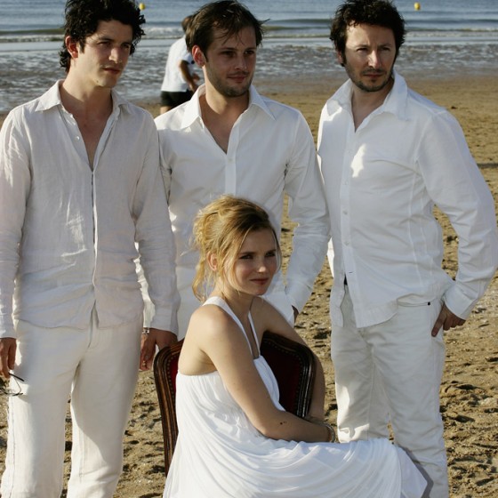 Clément Sibony, Nicolas Duvauchelle et Sophie Quinton, venus présenter Avril de Gérald Hustache-Mathieu