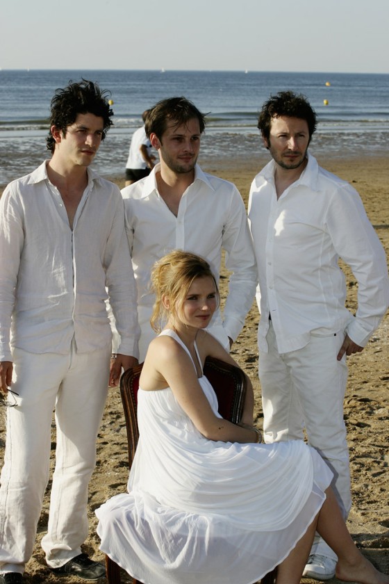 Clément Sibony, Nicolas Duvauchelle et Sophie Quinton, venus présenter Avril de Gérald Hustache-Mathieu