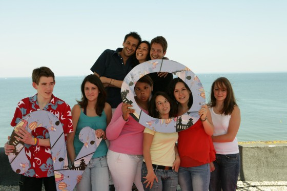 Safy Nebbou, Alysson Paradis, Arnaud Cathrine et le Jury Jeunesse