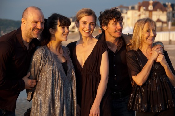 Aurélien Recoing, Mélanie Doutey, Julie Gayet, Nicolas Giraud et Marie-Anne Chazel, membres du Grand Jury  présidé par Sam Karmann