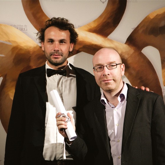 Rudolphe Falaise et Fabrice Maruca, producteur et réalisateur pour la mention spéciale du jury courts métrages