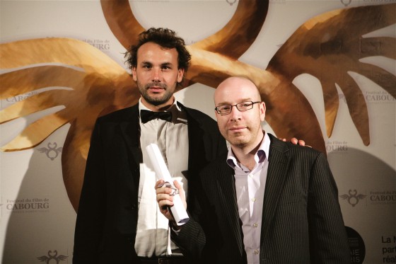 Rudolphe Falaise et Fabrice Maruca, producteur et réalisateur pour la mention spéciale du jury courts métrages