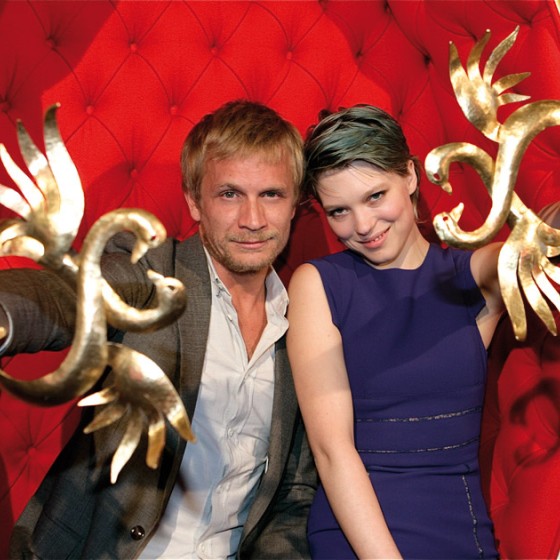 Jérémie Rénier et Léa Seydoux, Swann d'Or du meilleur acteur et de la meilleure actrice romantique 2012