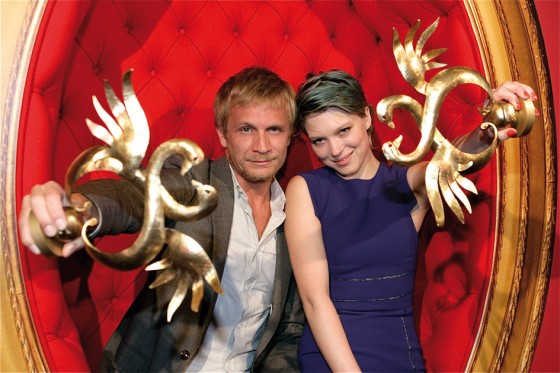 Jérémie Rénier et Léa Seydoux, Swann d'Or du meilleur acteur et de la meilleure actrice romantique 2012