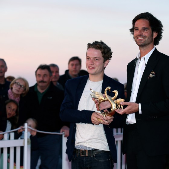 **Raf Roosens**, Swann d’or du Meilleur court métrage 
pour *Copain* & **Felix Meyer**, acteur du film