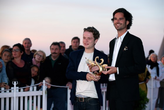 **Raf Roosens**, Swann d’or du Meilleur court métrage 
pour *Copain* & **Felix Meyer**, acteur du film