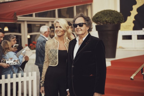 **Alice Bertheaume** et **Gonzague Saint Bris**, écrivain et Président Fondateur du Festival