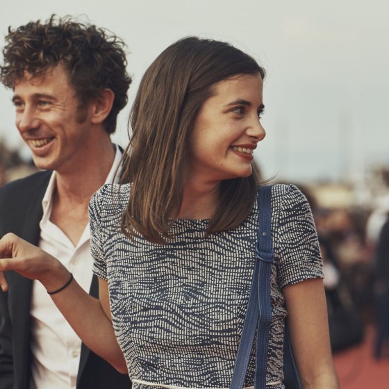 **Benoit Chauvin** et **Camille Claris**, acteurs principaux du film *Les Étoiles restantes* de **Loïc Paillard **
*(coiffure : Franck Provost)*