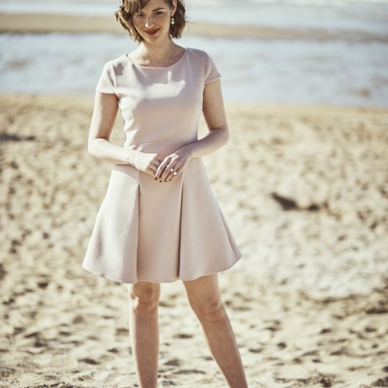 **Louise Bourgoin** Swann d'or de la meilleure actrice dans *Je suis un soldat *de Laurent Larivière

*(coiffure : Franck Provost , maquillage : Dr Hauschka)*