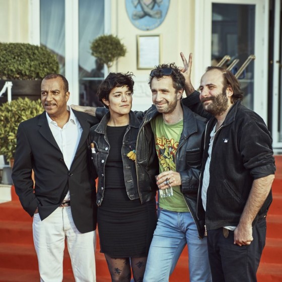 **Pascal Légitimus, Vimala Pons, Antonin Peretjako** et **Vincent Macaigne** venus présenter le film *La loi de la jungle* de **Antonin Peretjako**