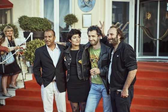 **Pascal Légitimus, Vimala Pons, Antonin Peretjako** et **Vincent Macaigne** venus présenter le film *La loi de la jungle* de **Antonin Peretjako**
