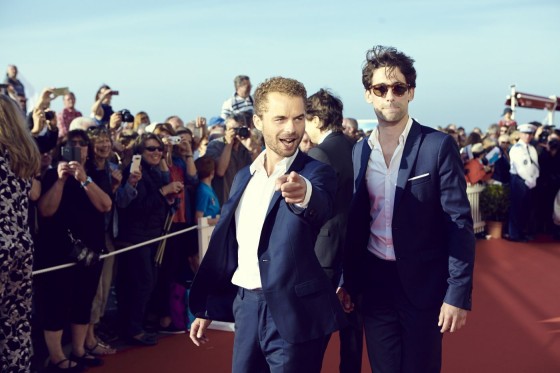 **François Nambot et Geoffrey Couët**, Premiers Rendez-Vous masculin dans *Théo et Hugo dans le même bateau*
d’**Olivier Ducastel et Jacques Martineau**