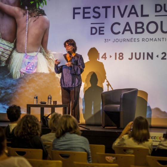Christine Citti venue faire la lecture du scénario de Caroline Vignal, *Cévennes*