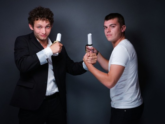 Théo Cholbi et Zacharie Chasseriaud, meilleurs acteurs ex aequo dans *Tropique*.