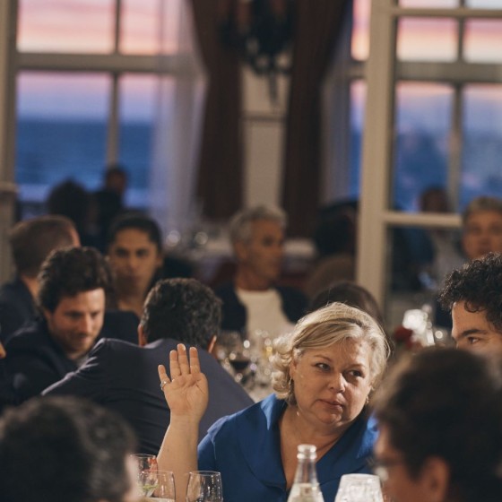 Suzel Pietri, la Déléguée Générale du Festival du Film de Cabourg, au diner caritatif du Jeudi soir.