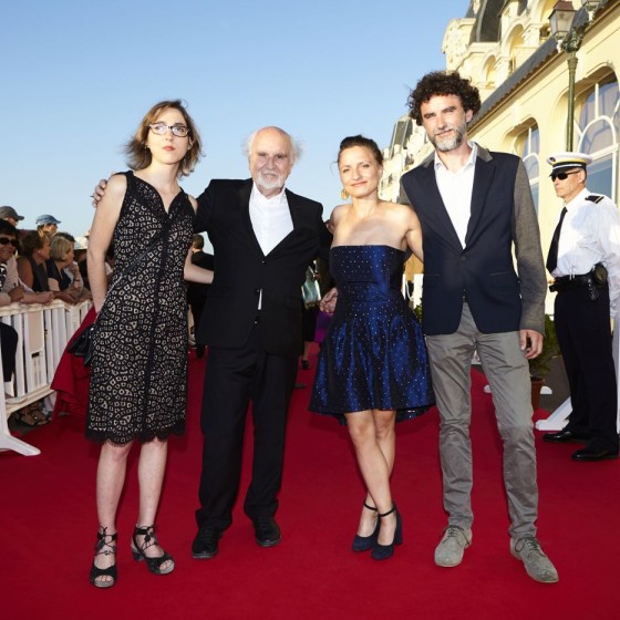 Fanny Yvonnet, Jean-Louis Livi, Léa Mysius et Samuel Haye, pour le film *Ava*.