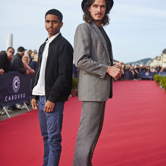 Jamil Mccraven et Pierre Boulanger pour le Film *Bye Bye Les Puceaux*