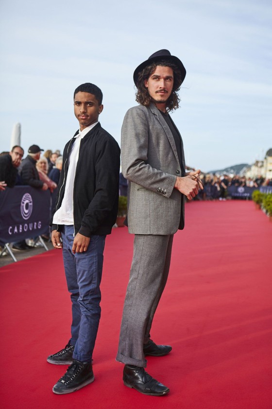 Jamil Mccraven et Pierre Boulanger pour le Film *Bye Bye Les Puceaux*