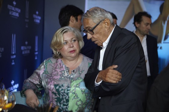 Suzel Pietri et le Président du Grand Jury André Téchiné 
*Le Grand Hôtel Cabourg - MGallery by Sofitel*