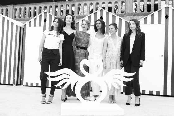 Les femmes du Grand Jury. 
*Maquillage Dr Hauschka Coiffure Franck Provost  - Antik Batik*