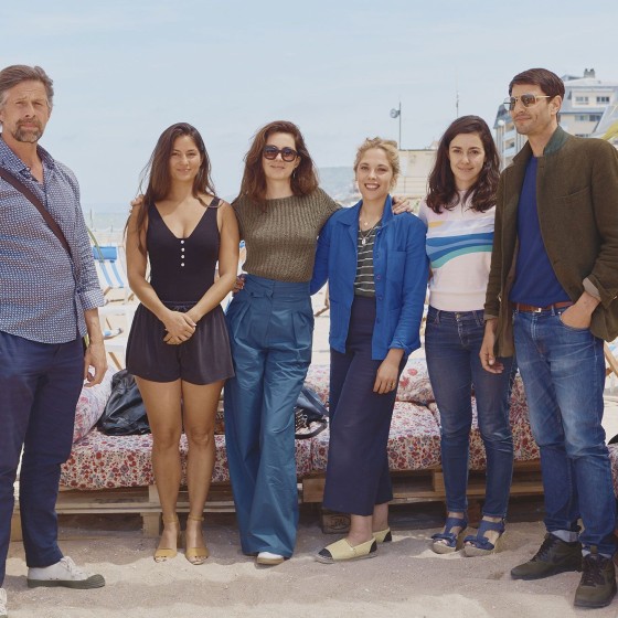 Le Jury Courts-Métrages Johan Heldenberg, Ophélie Bau, Julia Faure, Alysson Paradis, Alice Vial et Marc Ruchmann au boudoir de Gabriella *Antik Batik*