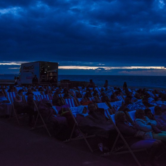 Le ciné plage