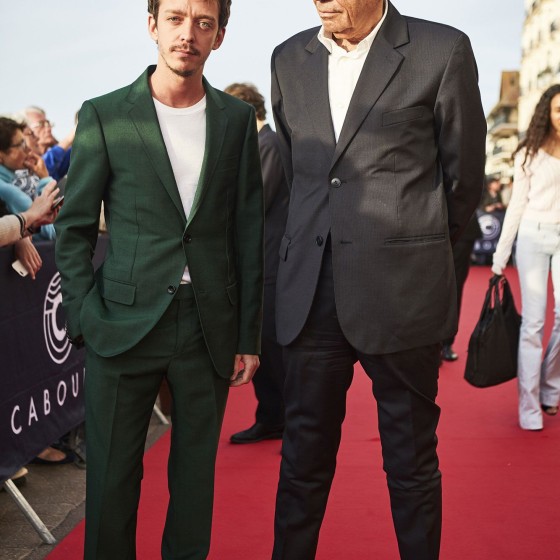 Nahuel Pérez Biscayart et André Téchiné (Azzaro)
