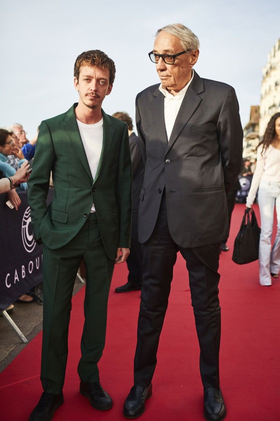 Nahuel Pérez Biscayart et André Téchiné (Azzaro)