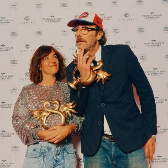 Romane Bohringer et Philippe Rebbot, Swann d'Or, ex æquo, du Meilleur Premier Film Romantique pour 
