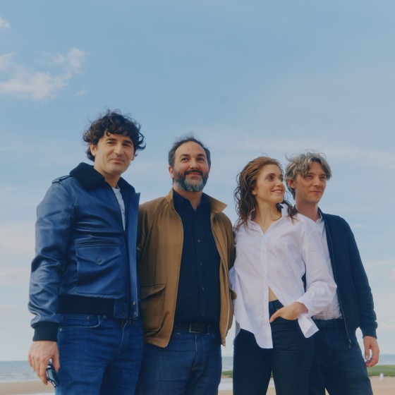 Nicolas Maury (acteur), Erwan Le Duc (réalisateur), Maud Wyler (actrice), Swann Arlaud (acteur) venus présenter 
