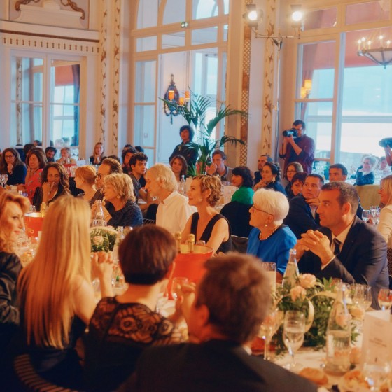 La table d'Honneur lors du Dîner d'Ouverture